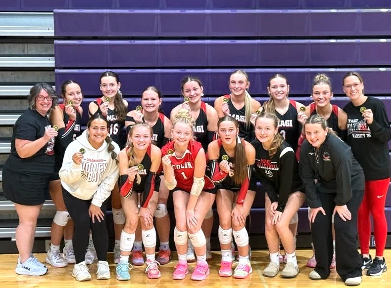 Colon volleyball team wins Bronson Polish Classic